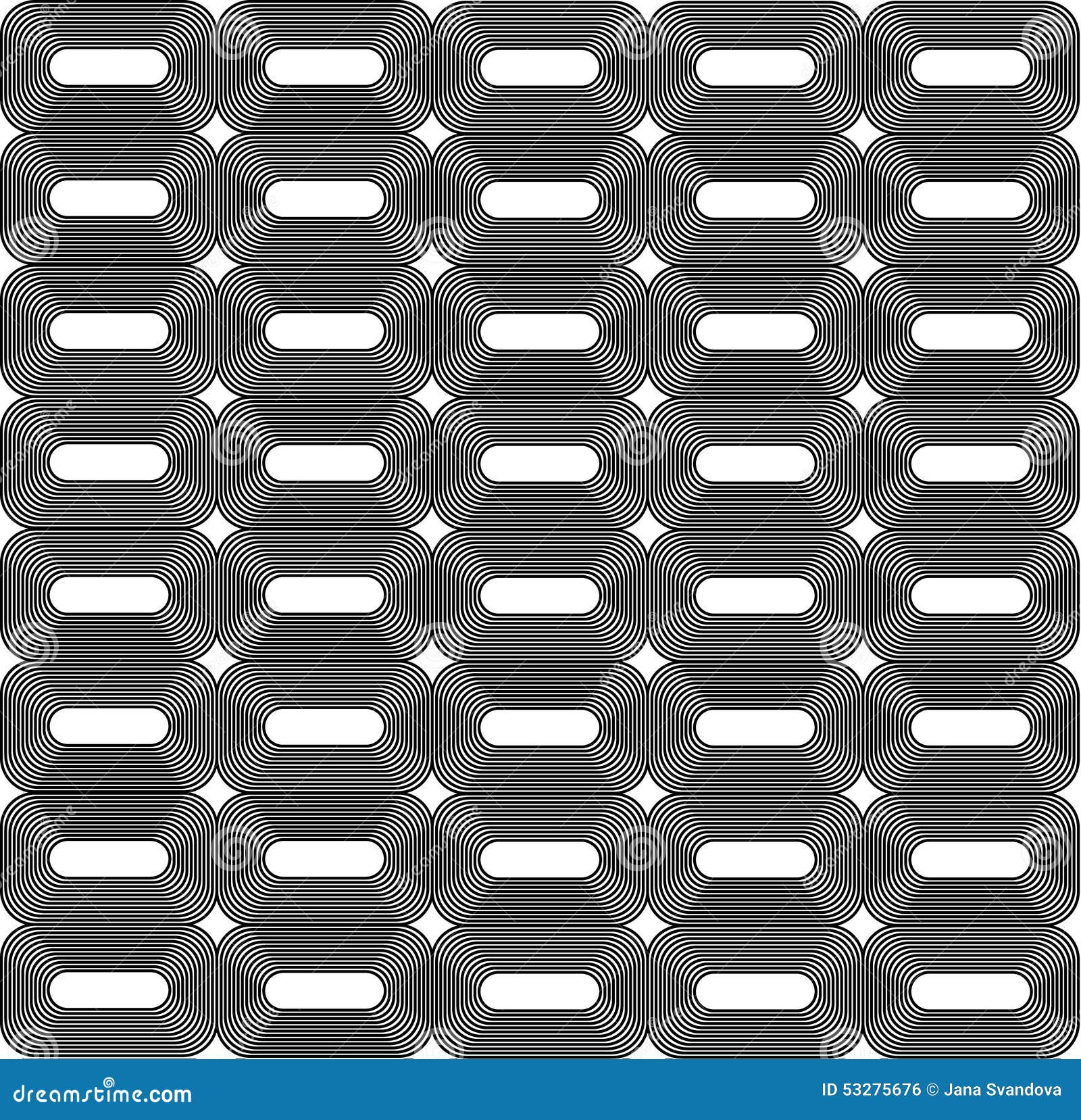 rounded rectangles in rounded rectangles tiles seamless pattern.