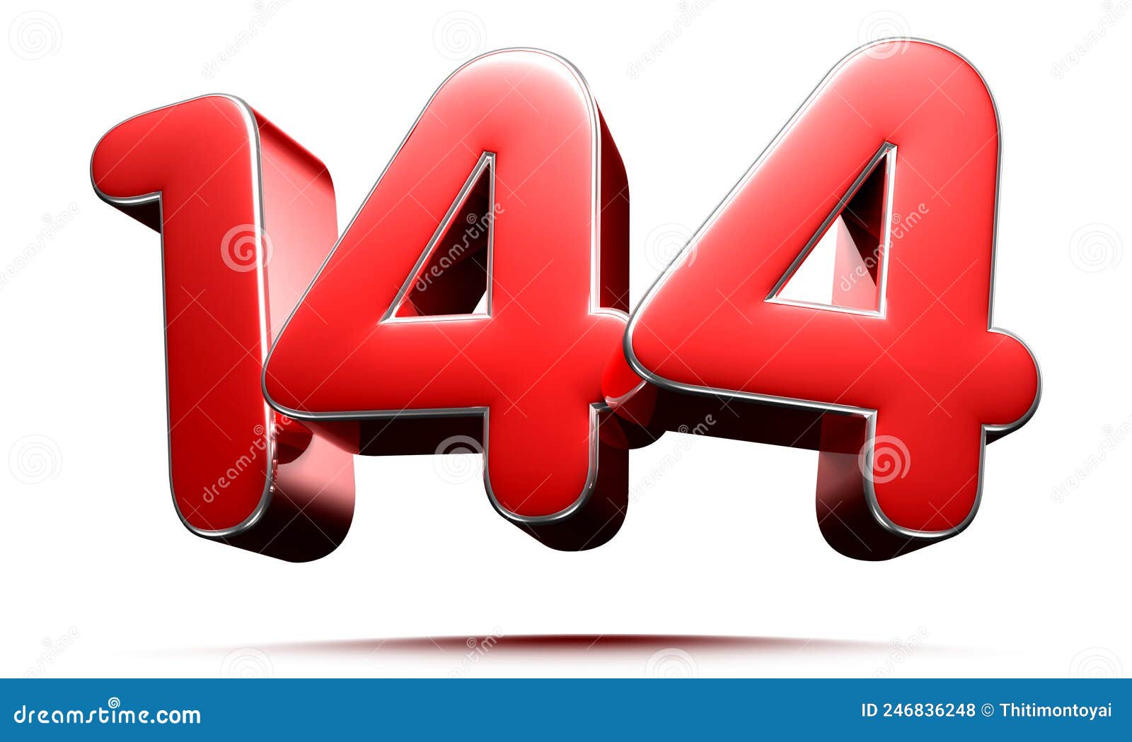 Number 144. stock illustration. Illustration of background 246836248