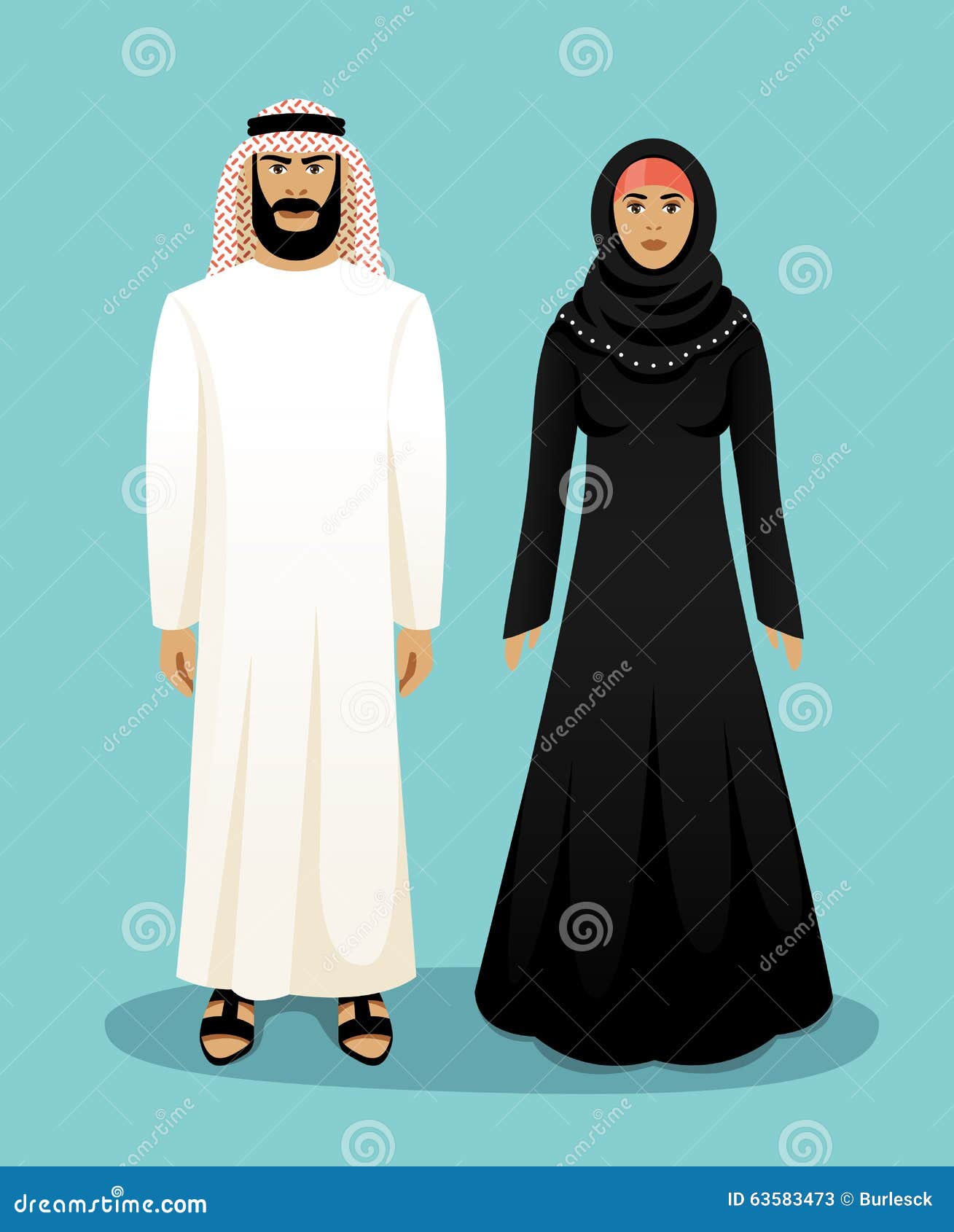 Vestuário Típico Árabe — Muçulmano, by GEOM UFU