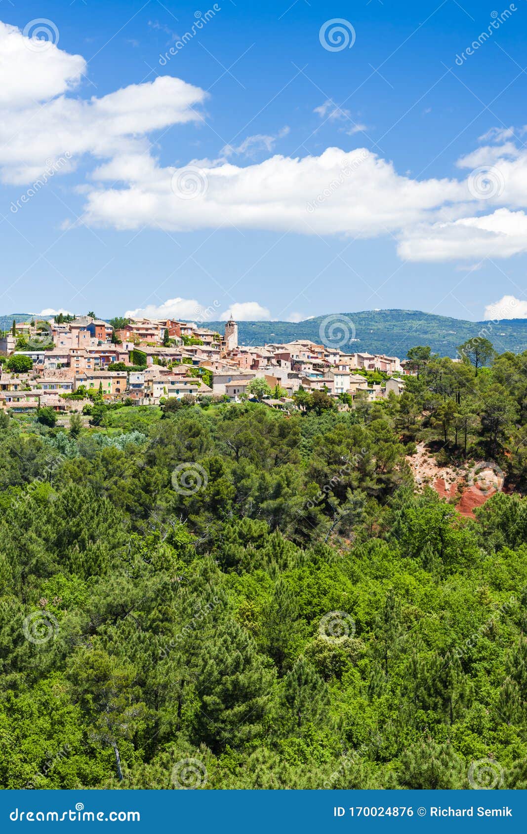 Roussillon, Provence, France Stock Photo - Image of vaucluse, france ...