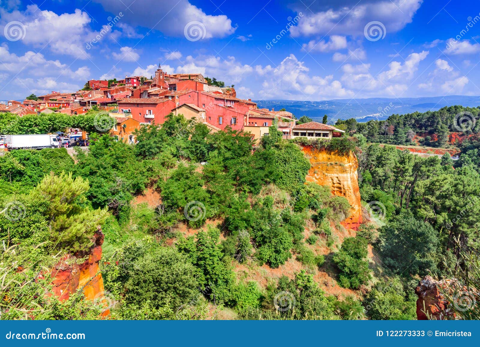 roussillon, provence in france