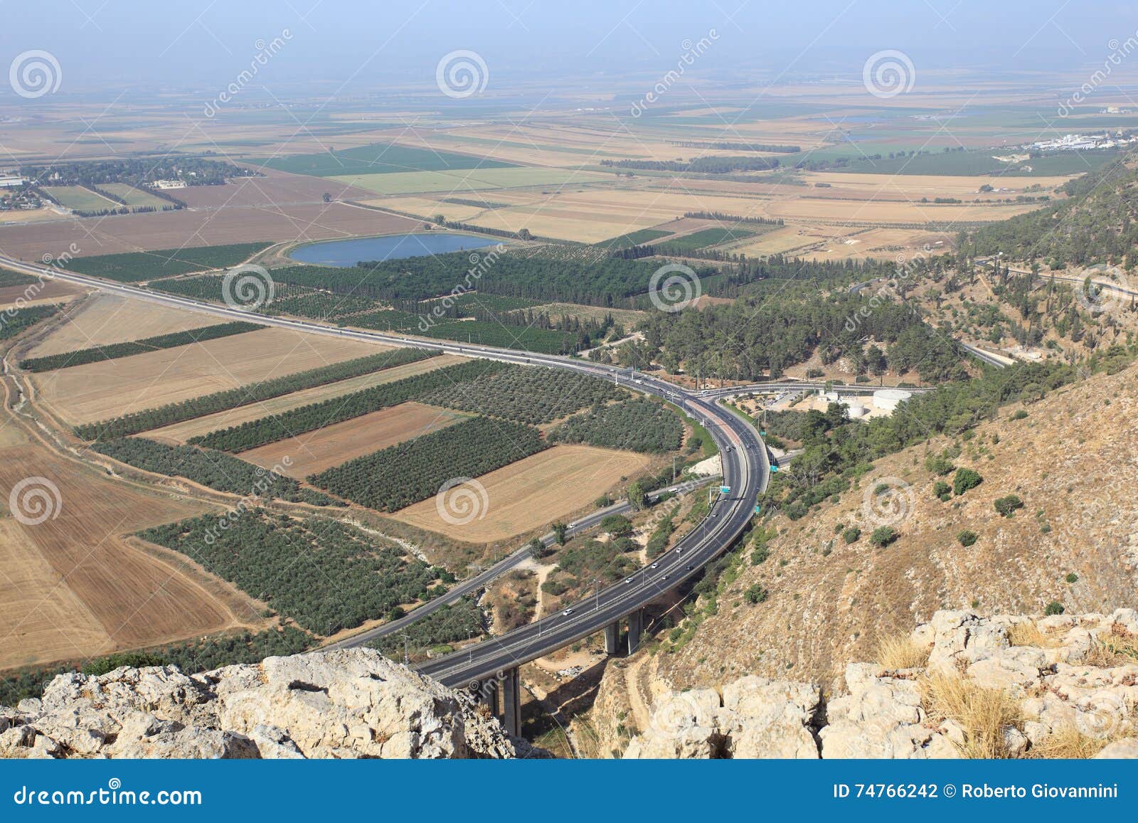 route 60 & jezreel valley from precipice