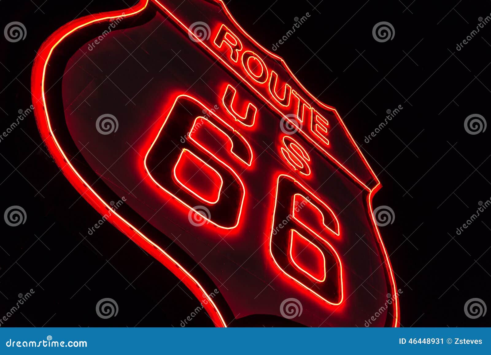route 66 neon sign