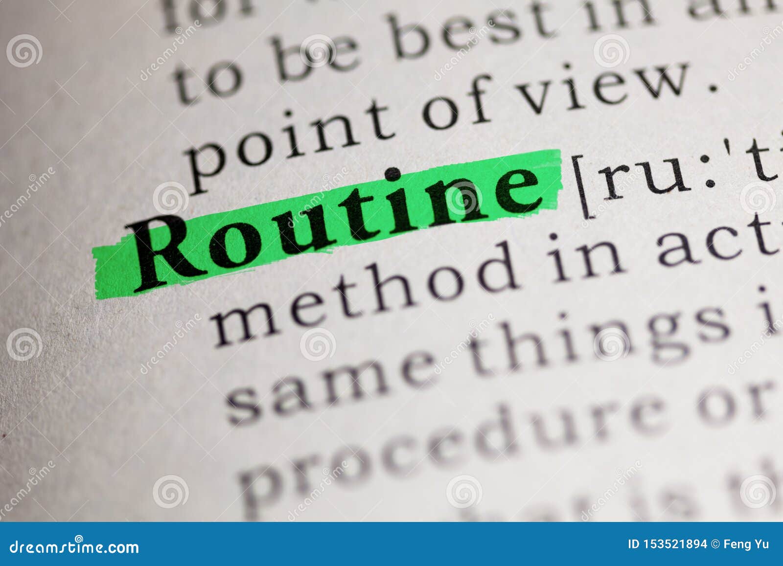 Definition Of The Word Routine Stock Photo Image Of Text Dictionary definition-of-the-word-routine-stock-photo-image-of-text-dictionary
