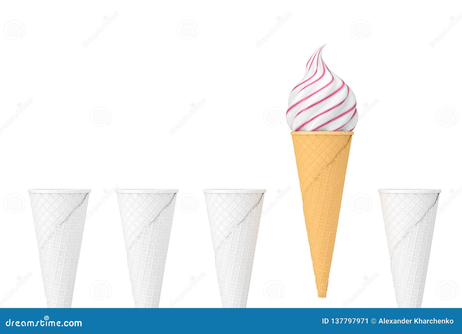 853 Mini Ice Cream Cone Images, Stock Photos, 3D objects