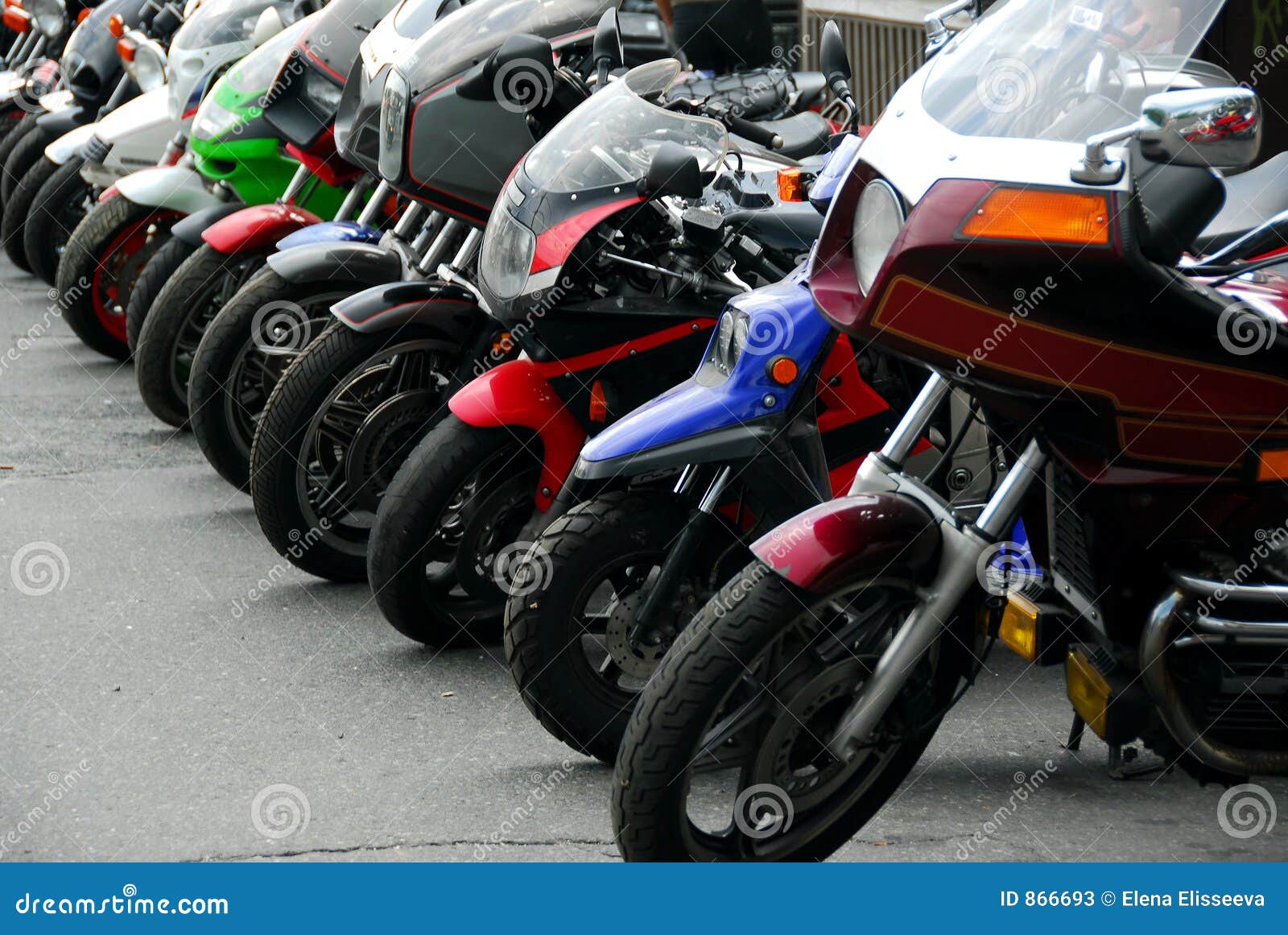Row of motocycles stock image. Image of bikes, selling 866693