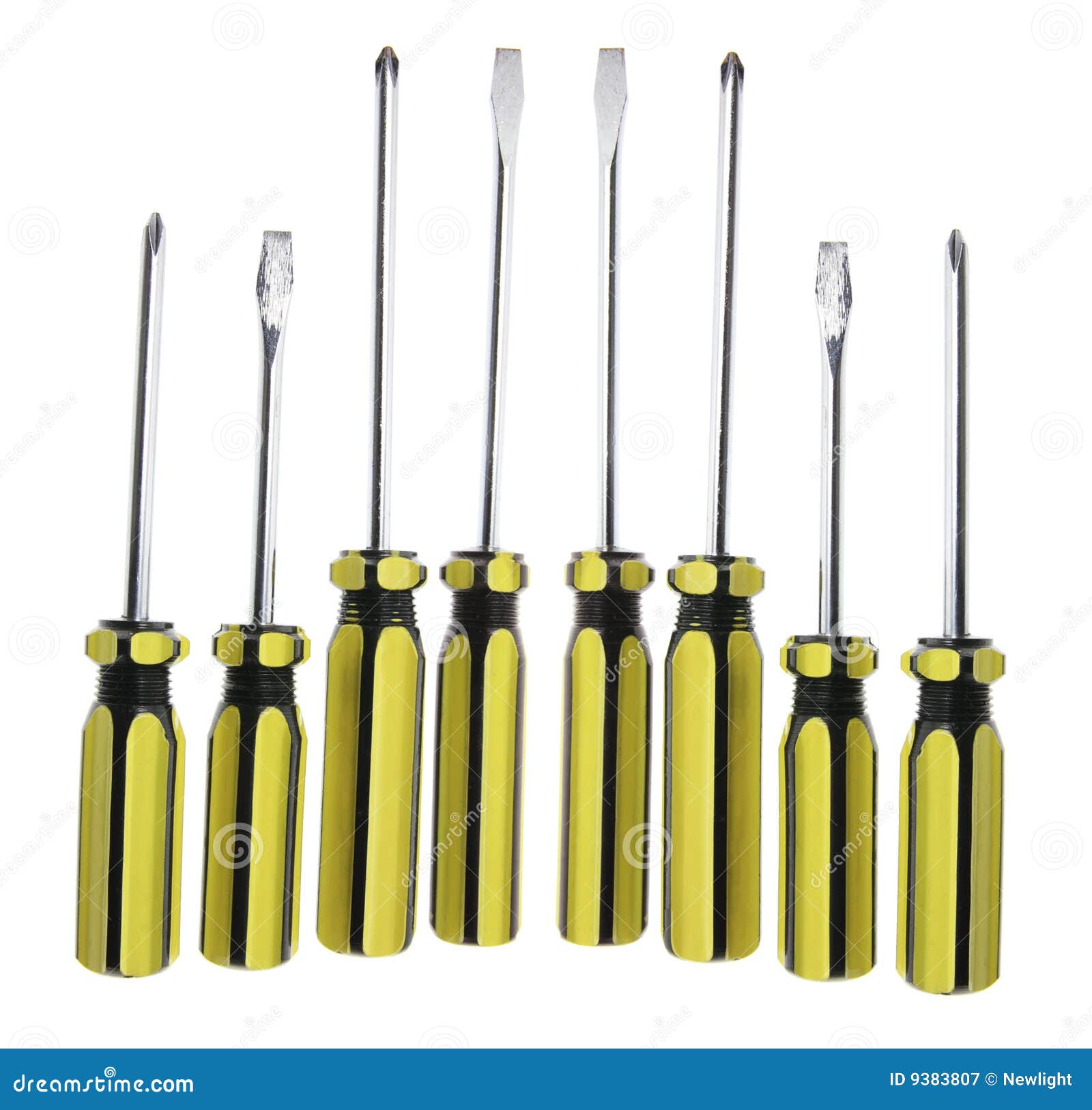 row of screwdrivers
