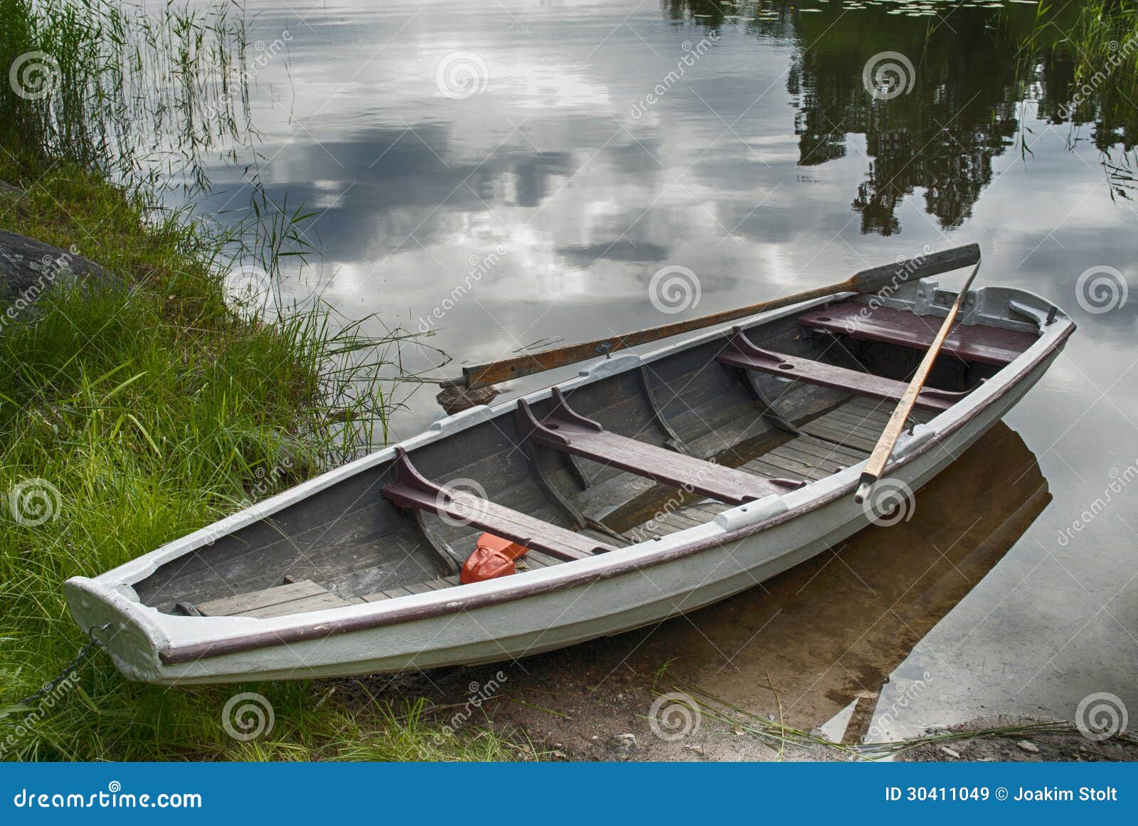 rowboat at shore