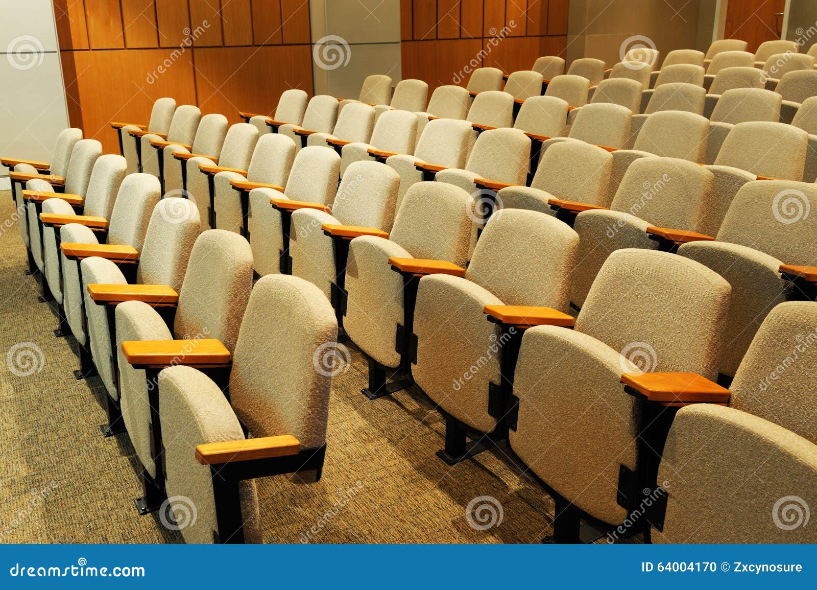 Rows of Chairs in Auditorium Stock Photo Image of chair, auditorium