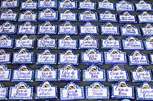 Spanish Style House Name Plaques