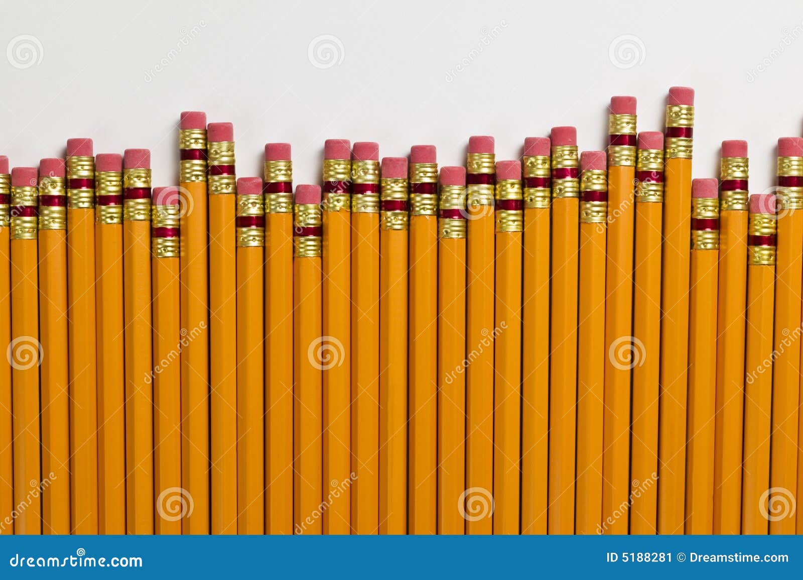 Rows of lead pencils stock image. Image of life, close 5188281