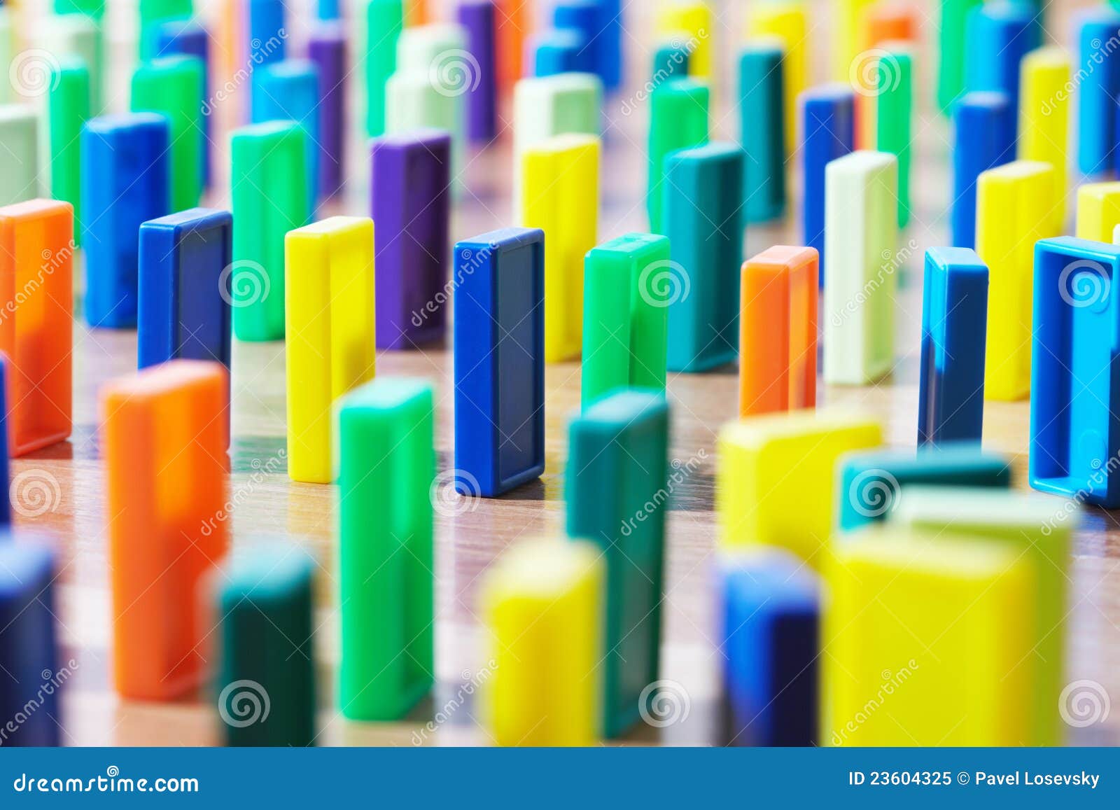 Rows of Plastic Knuckles that Stands Vertically Stock Image Image of