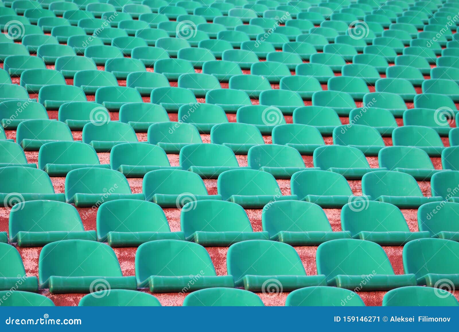 Rows of Seats in the Stadium 05 Stock Image Image of spectator
