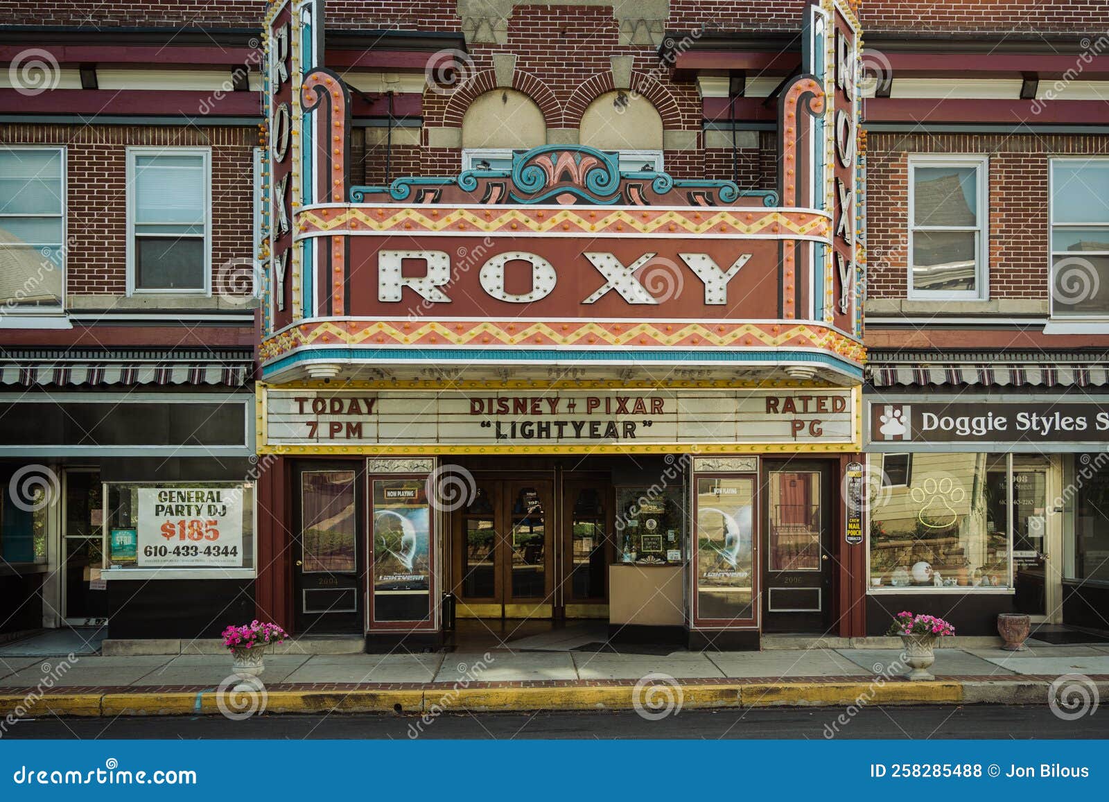 Roxy Theatre Vintage Sign, Northampton, Pennsylvania Editorial Stock ...