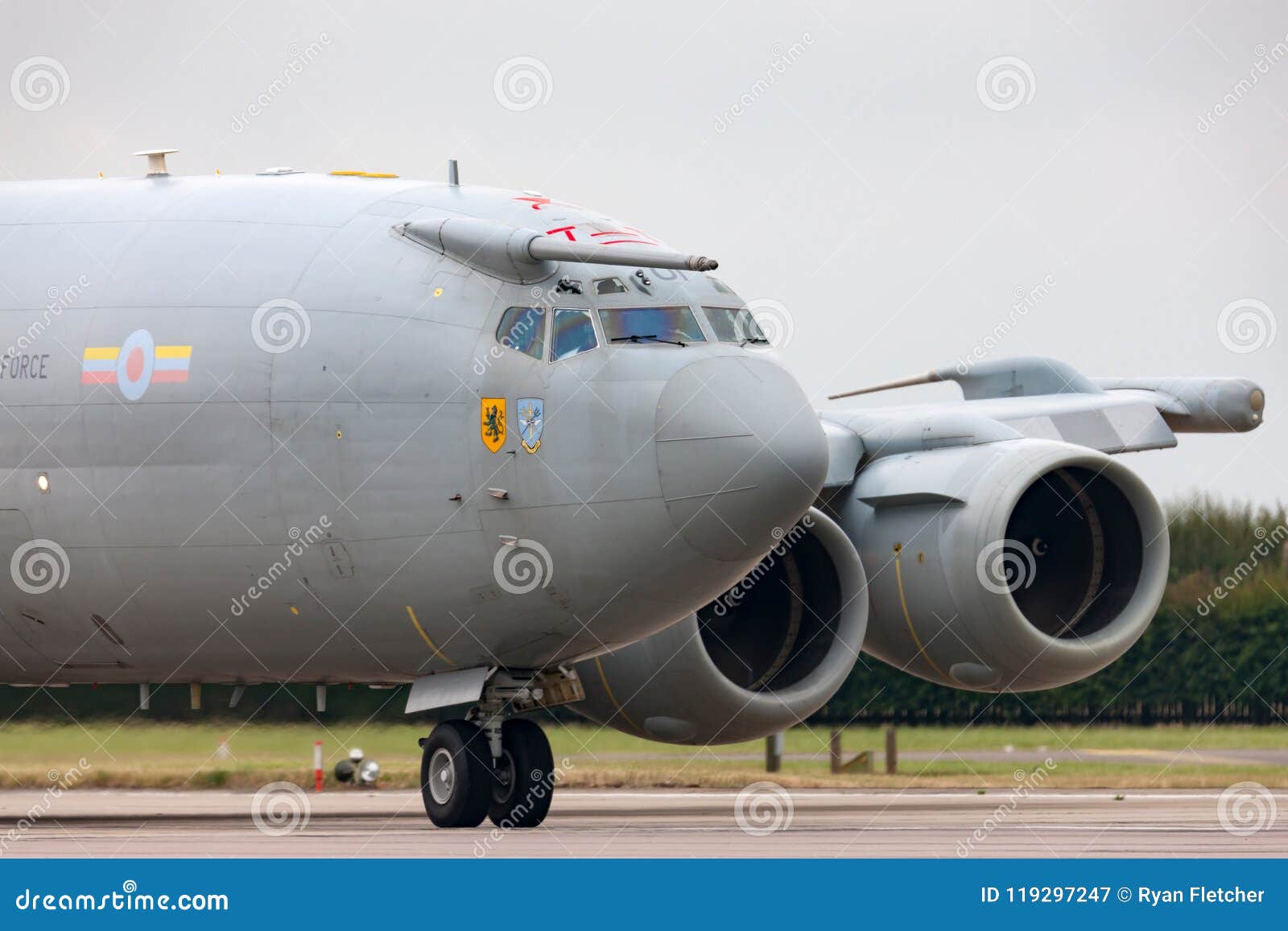 Royal Air Force Raf Boeing E 3d Sentry Airborne Early Warning Awacs Aircraft Zh101 At Royal Air Force Station Waddington Editorial Photography Image Of Armed Force