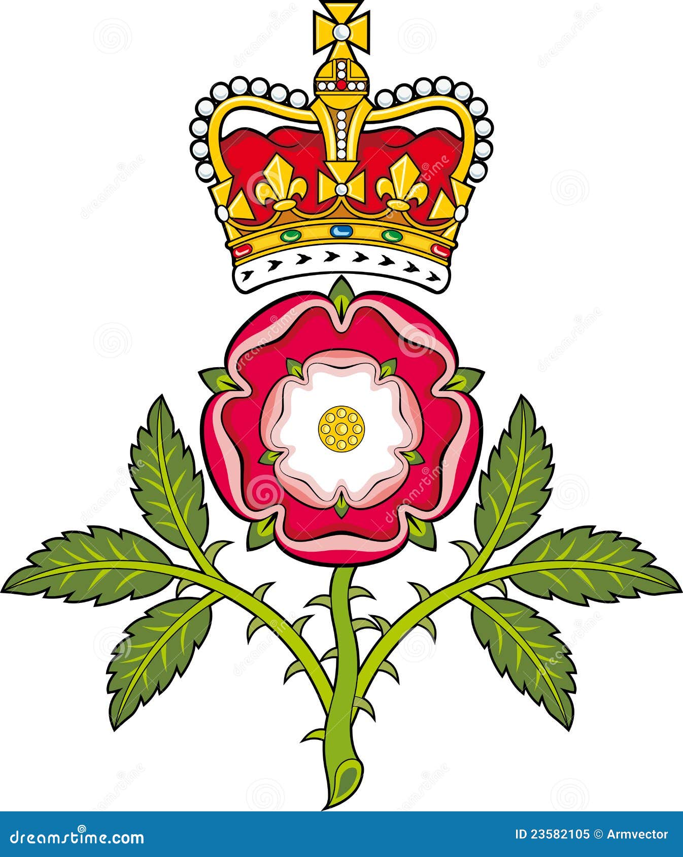 royal-badge-england-heraldic-tudor-rose-