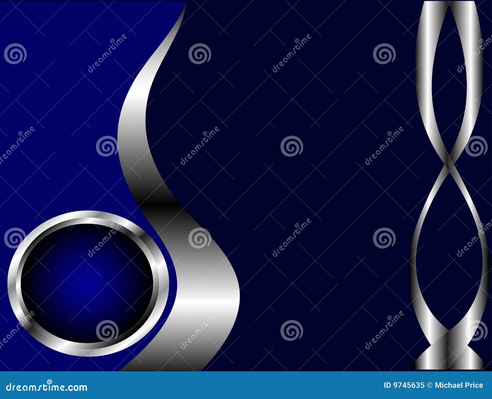 Royal Blue And Silver Wallpaper