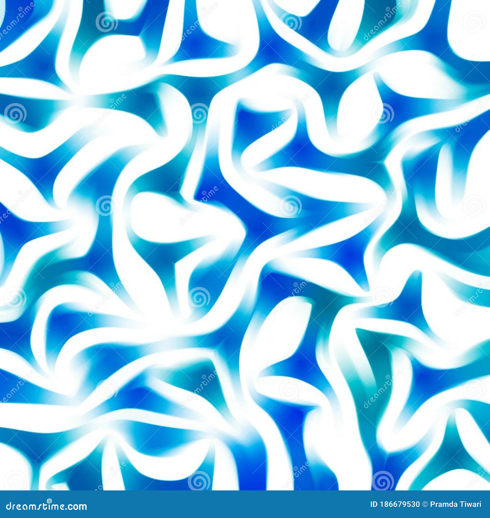 Royal Blue and Sky Blue Abstract Pattern White Background Ol Paint Design  Stock Illustration - Illustration of paint, royal: 186679530