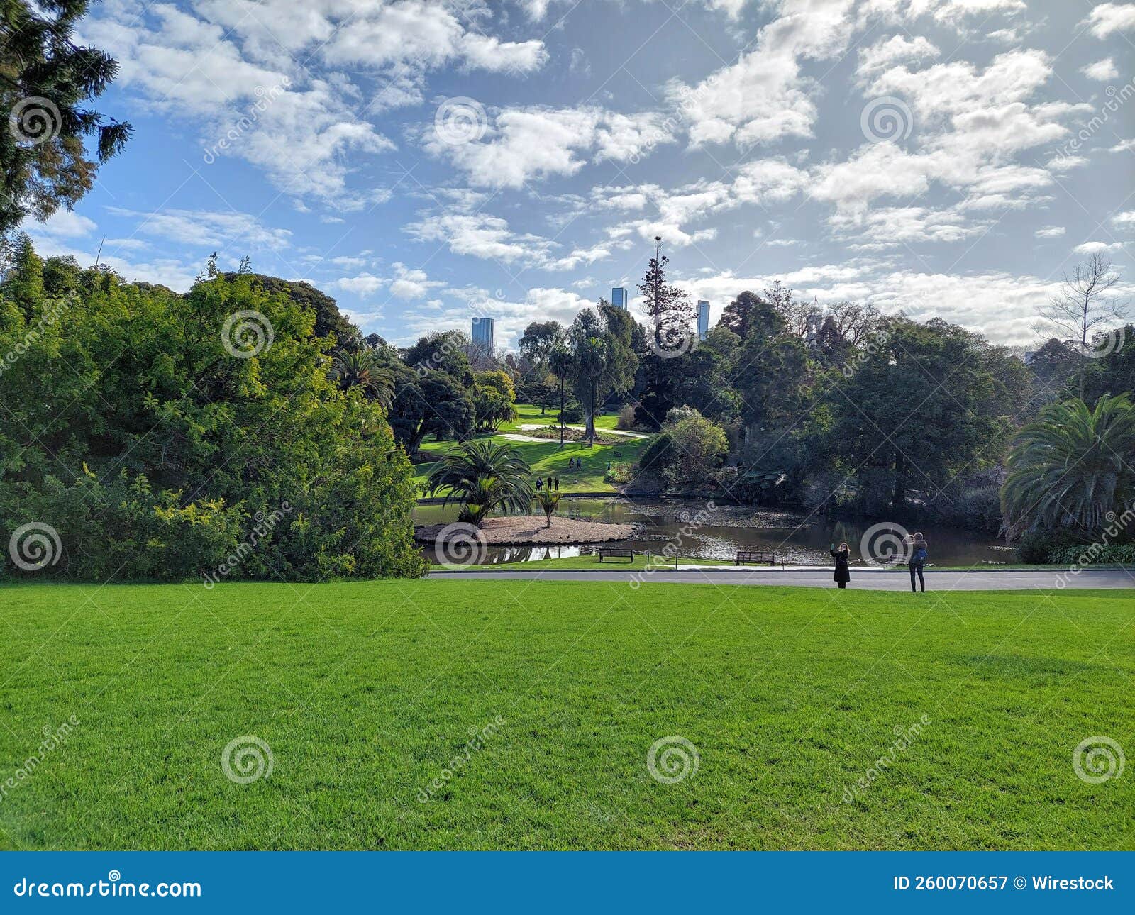 Royal Botanical Garden in Melbourne, Australia Editorial Photography