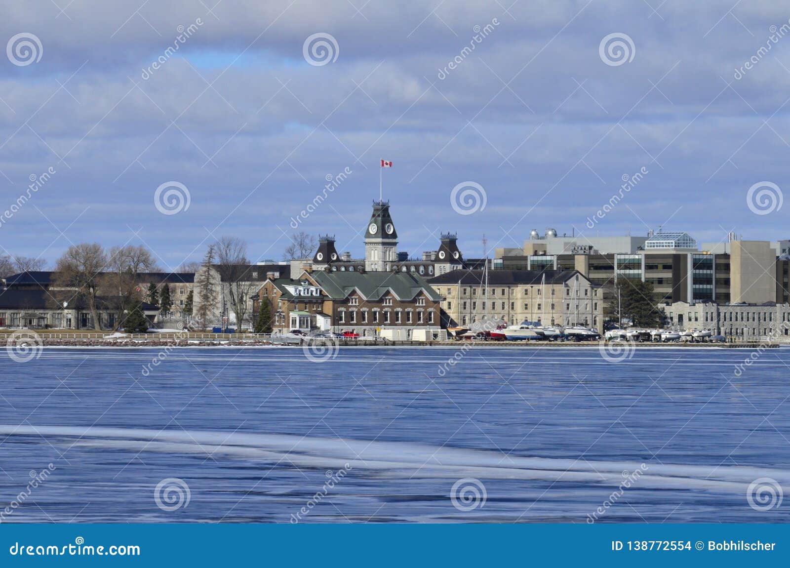 Royal Canadian Military College Stock Photo - Image of public, college