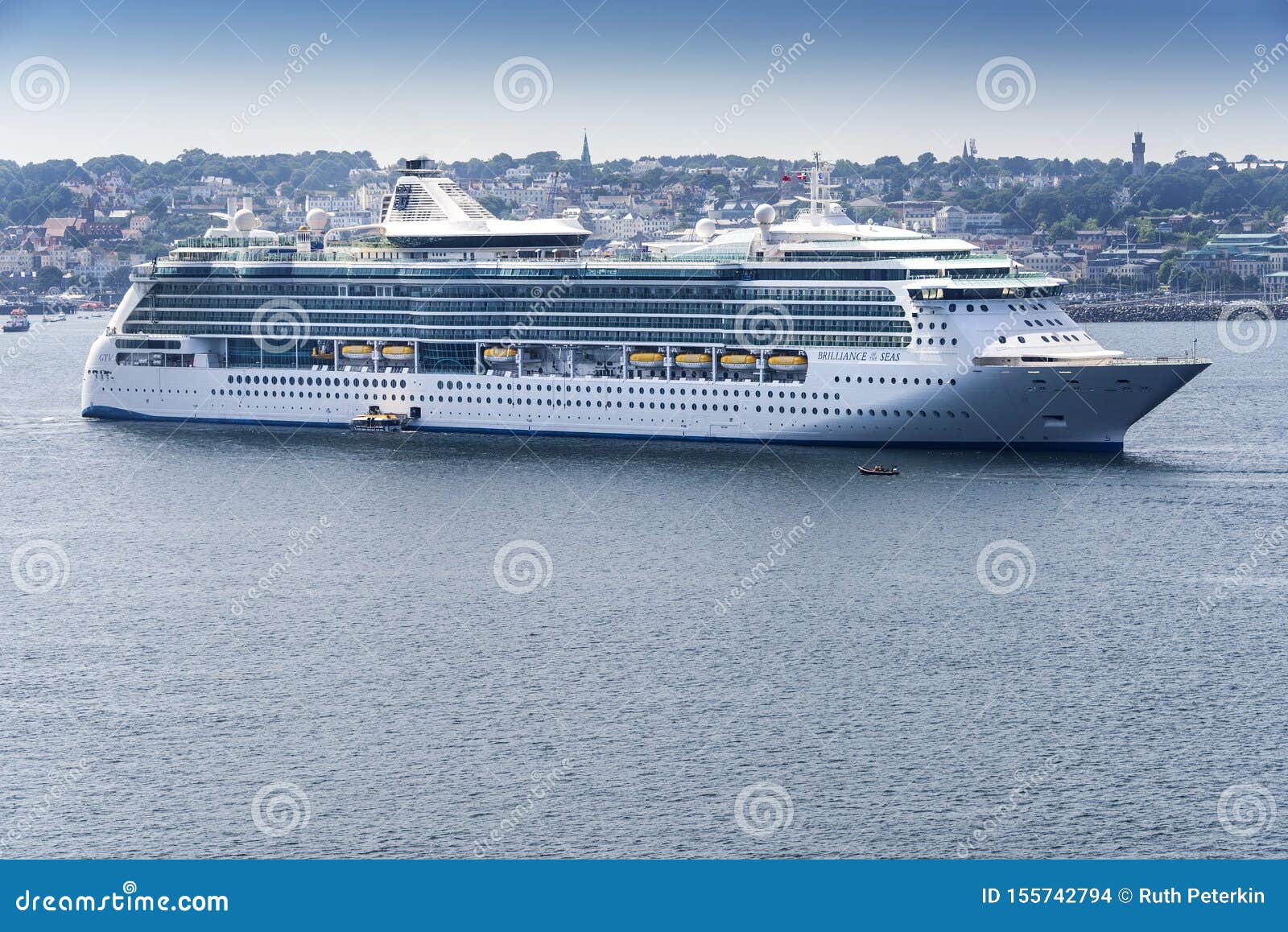 royal caribbean cruise ship in guernsey today