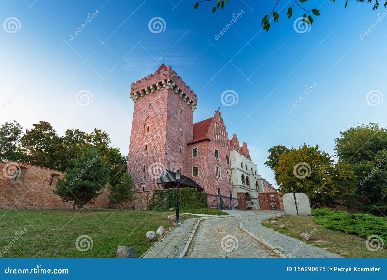 The Royal Castle in Old Town of Poznan, Poland Stock Image - Image of ...