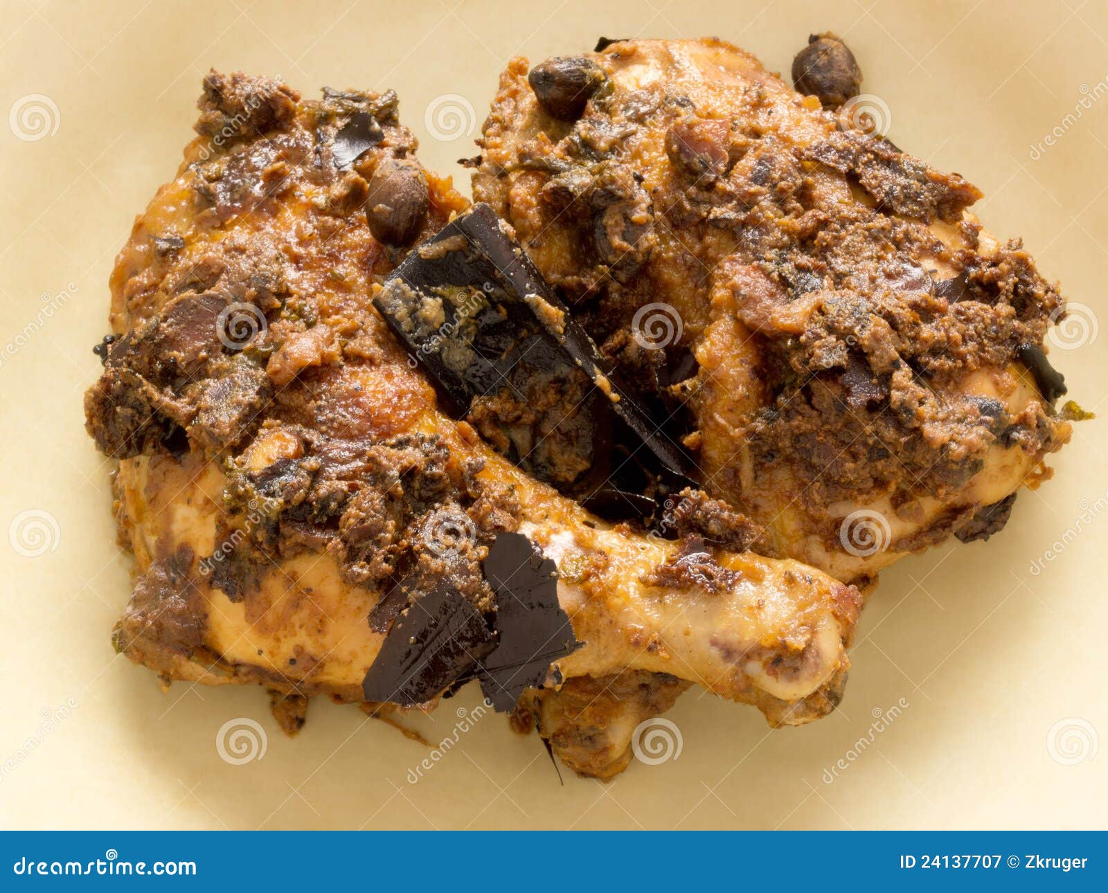 Royal chicken yogurt curry stock image. Image of cooked 24137707