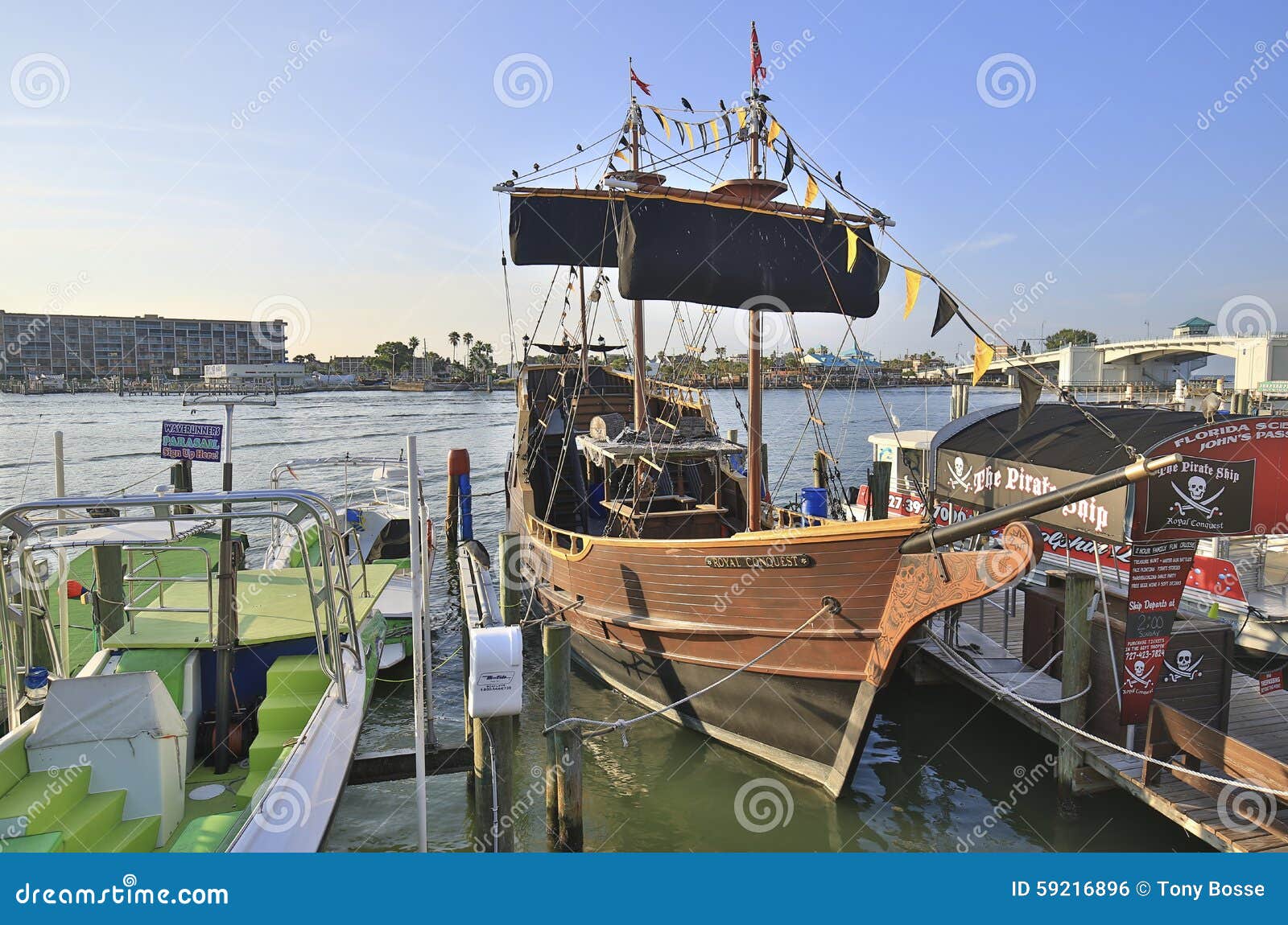 The Pirate Ship at John's Pass in Madeira Beach