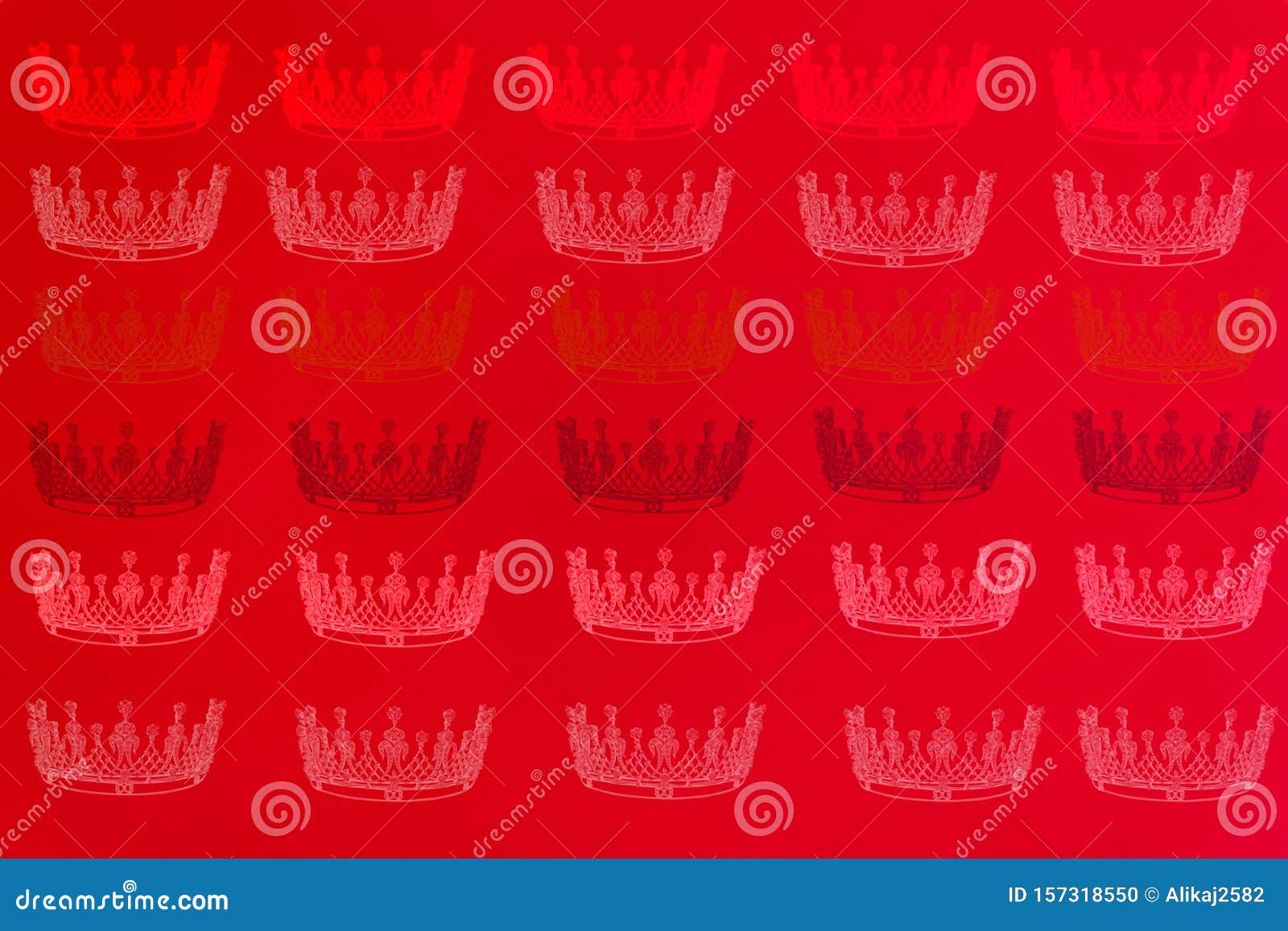 Royal Crown Background. Seamless Pattern Stock Photo Image of decorative, closeup 157318550