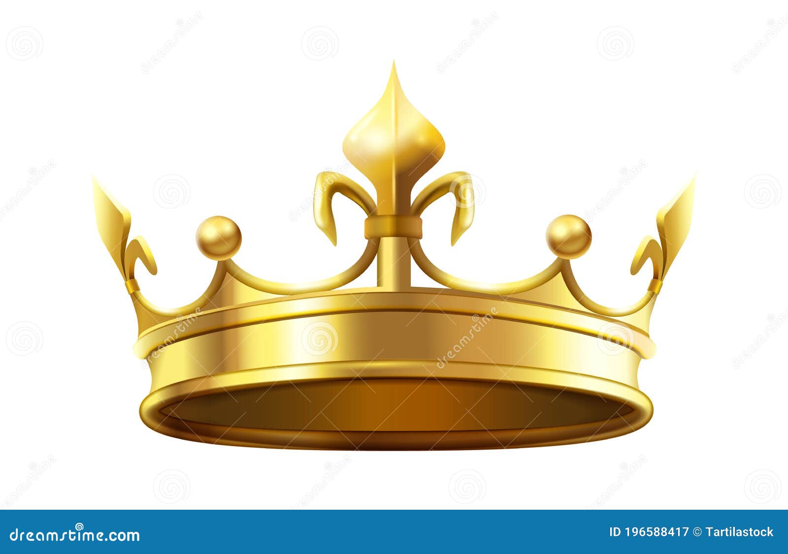 royal crown for king and queen. royalty and monarchy authority , heraldic golden shiny 