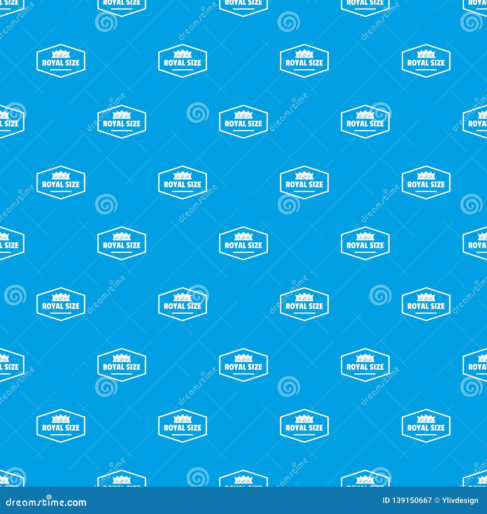 Download Royal Crown Pattern Vector Seamless Blue Stock Vector ...