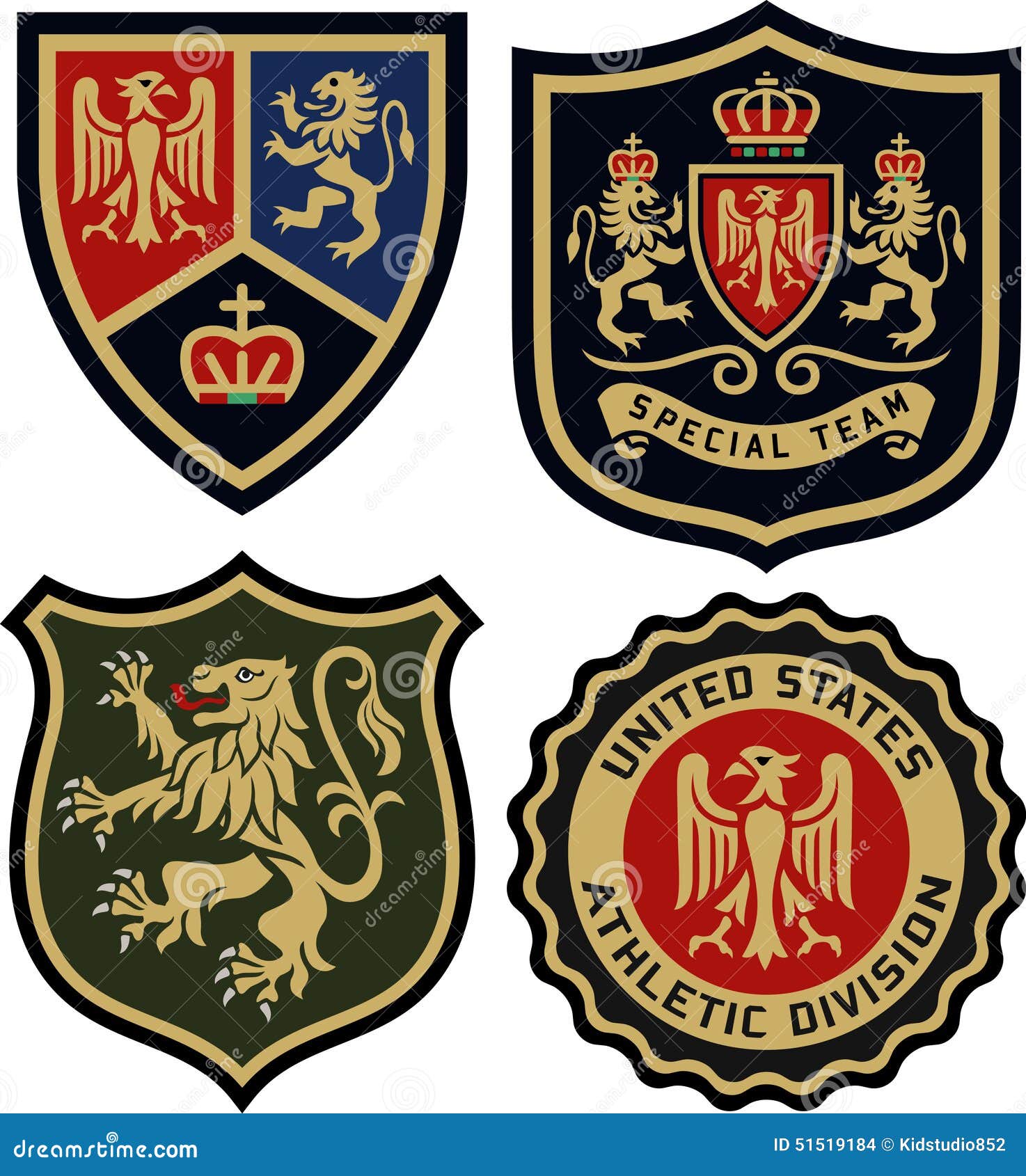 royal emblem badge shield