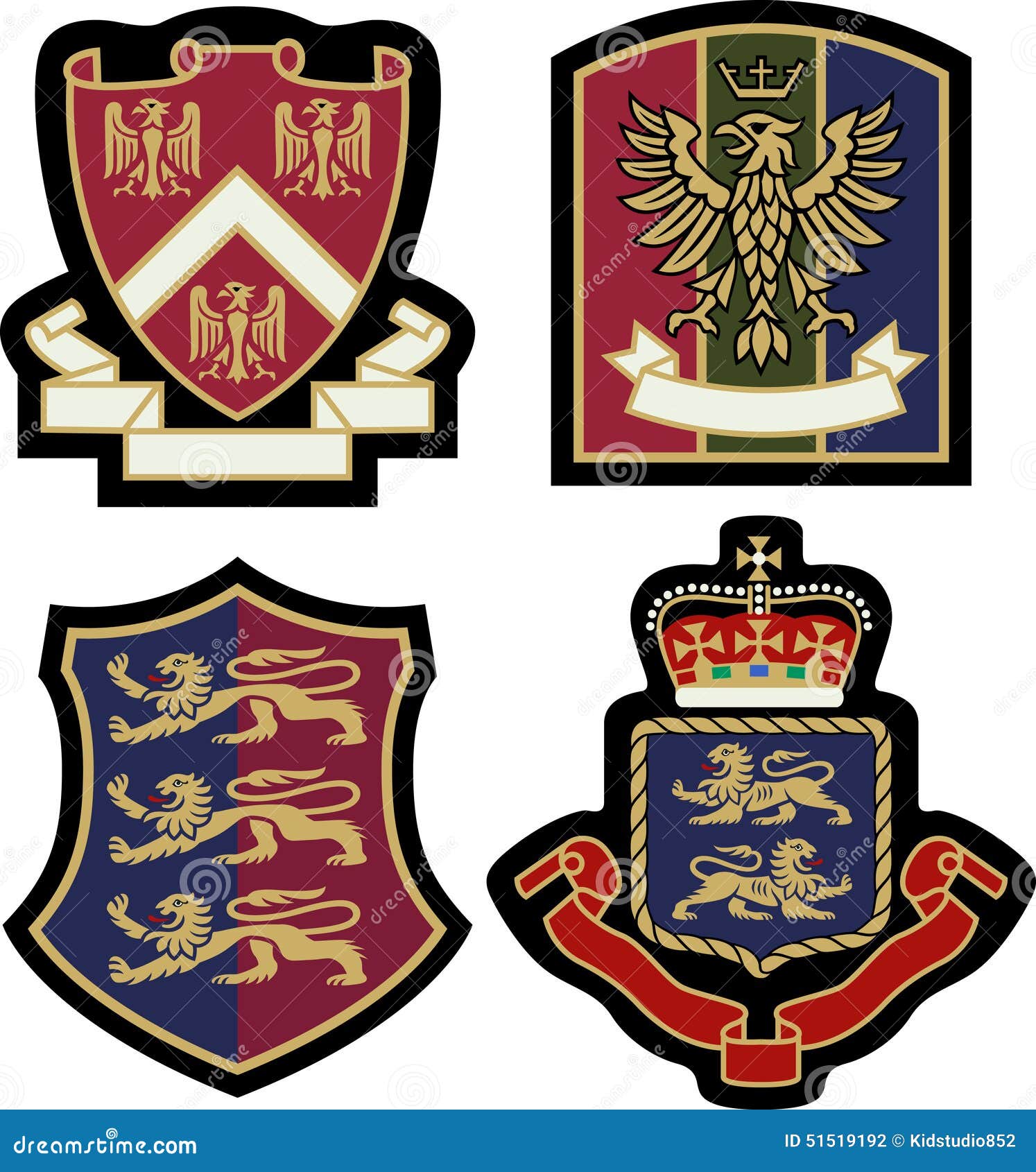 royal emblem badge shield