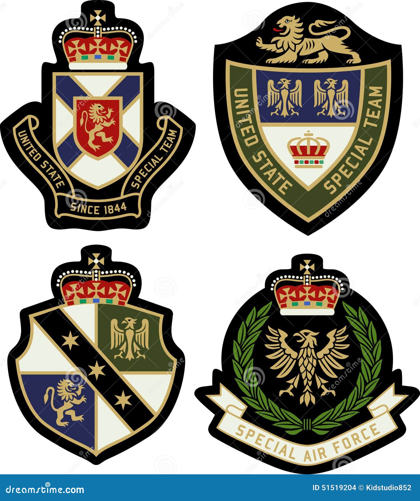 royal emblem badge shield