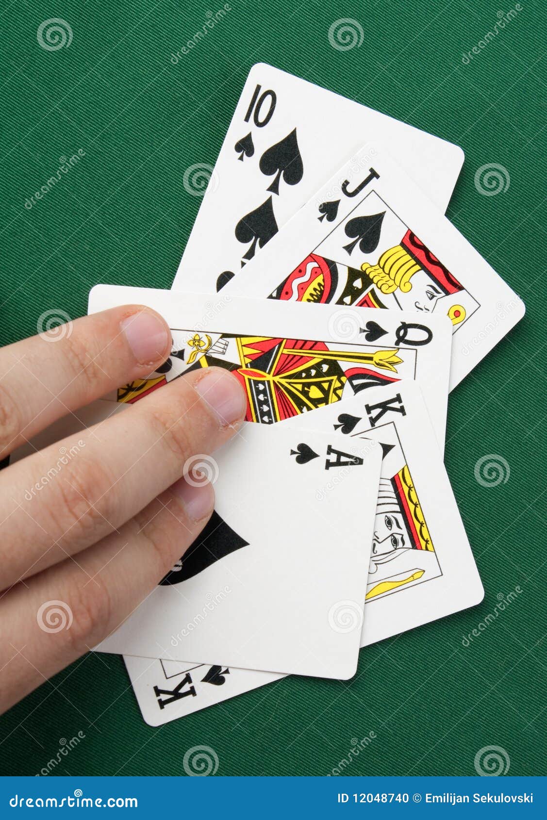 Royal flush stock photo. Image of gamble, game, winner - 12048740