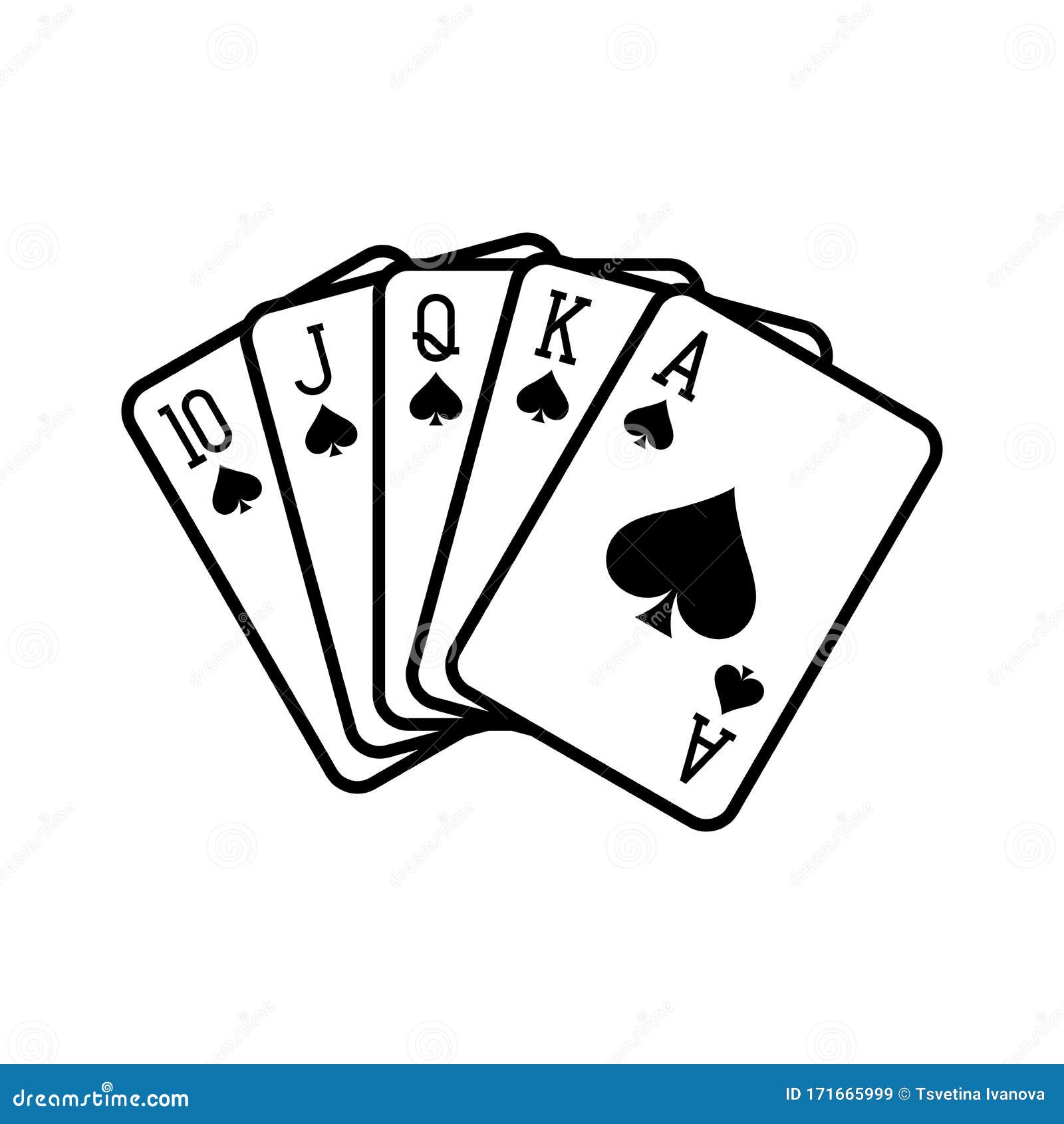 Playing cards jack queen king ace and joker Vector Image