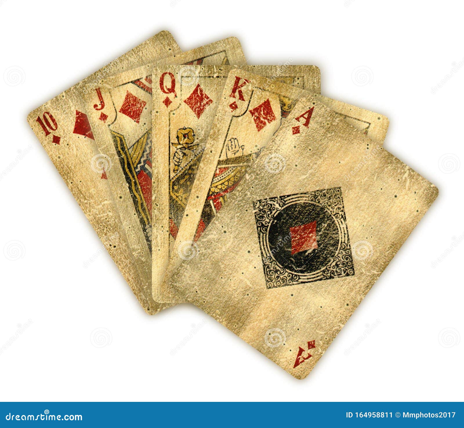 Old Poker Cards Texture Stock Photography | CartoonDealer.com #50432846