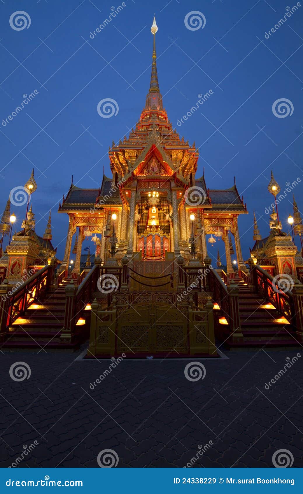 The royal funeral pyre stock image. Image of place, palace 24338229