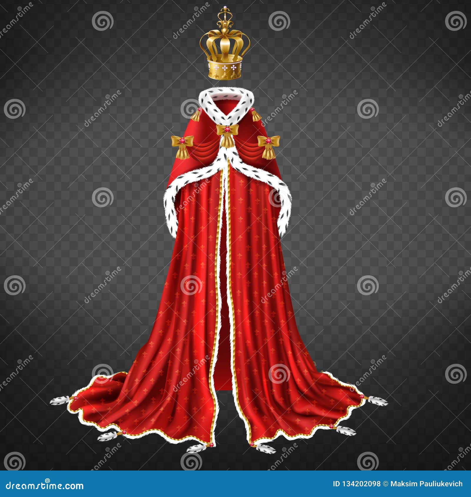 Magical Princess Cape Gold Crown
