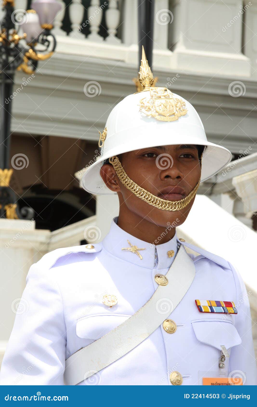 Royal guardian in Bangkok editorial stock photo. Image of gold - 22414503