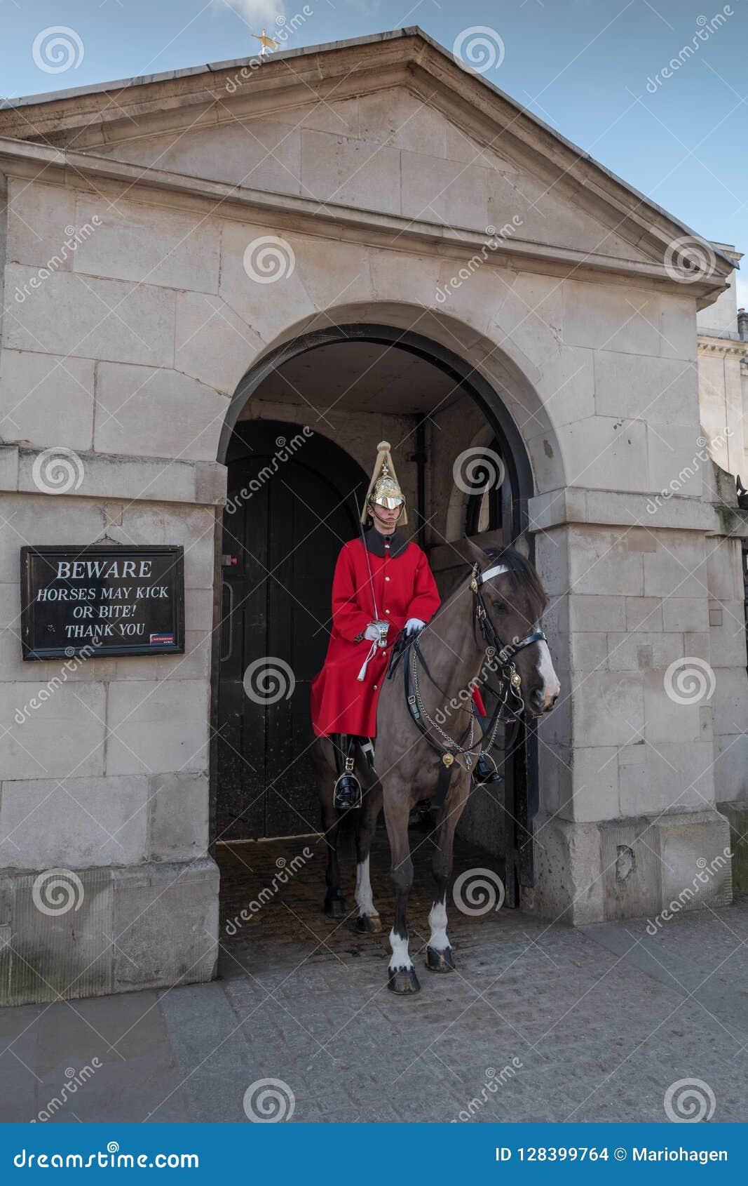 Royal Horse Guard Trooper of Blues and Royals Editorial Stock Image