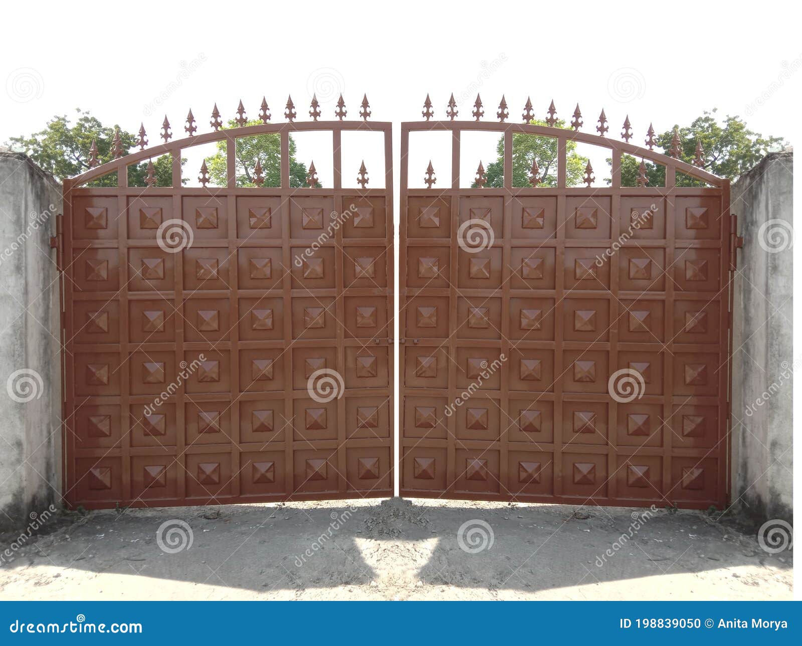 Royal Indian Rajasthani Door Gate Design Stock Photo Image of design