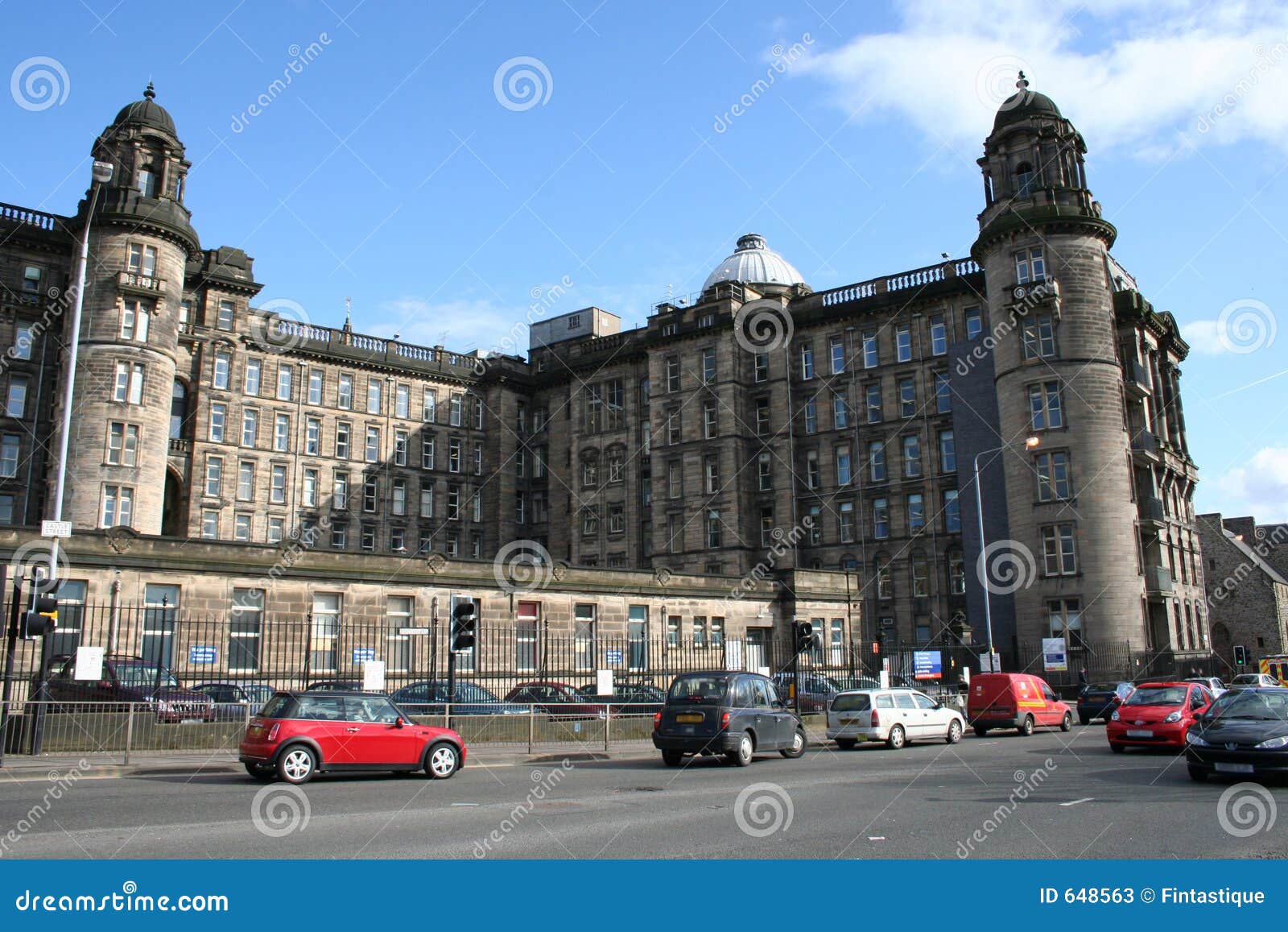 Royal Infirmary, Glasgow stock image. Image of stone, scottish 648563