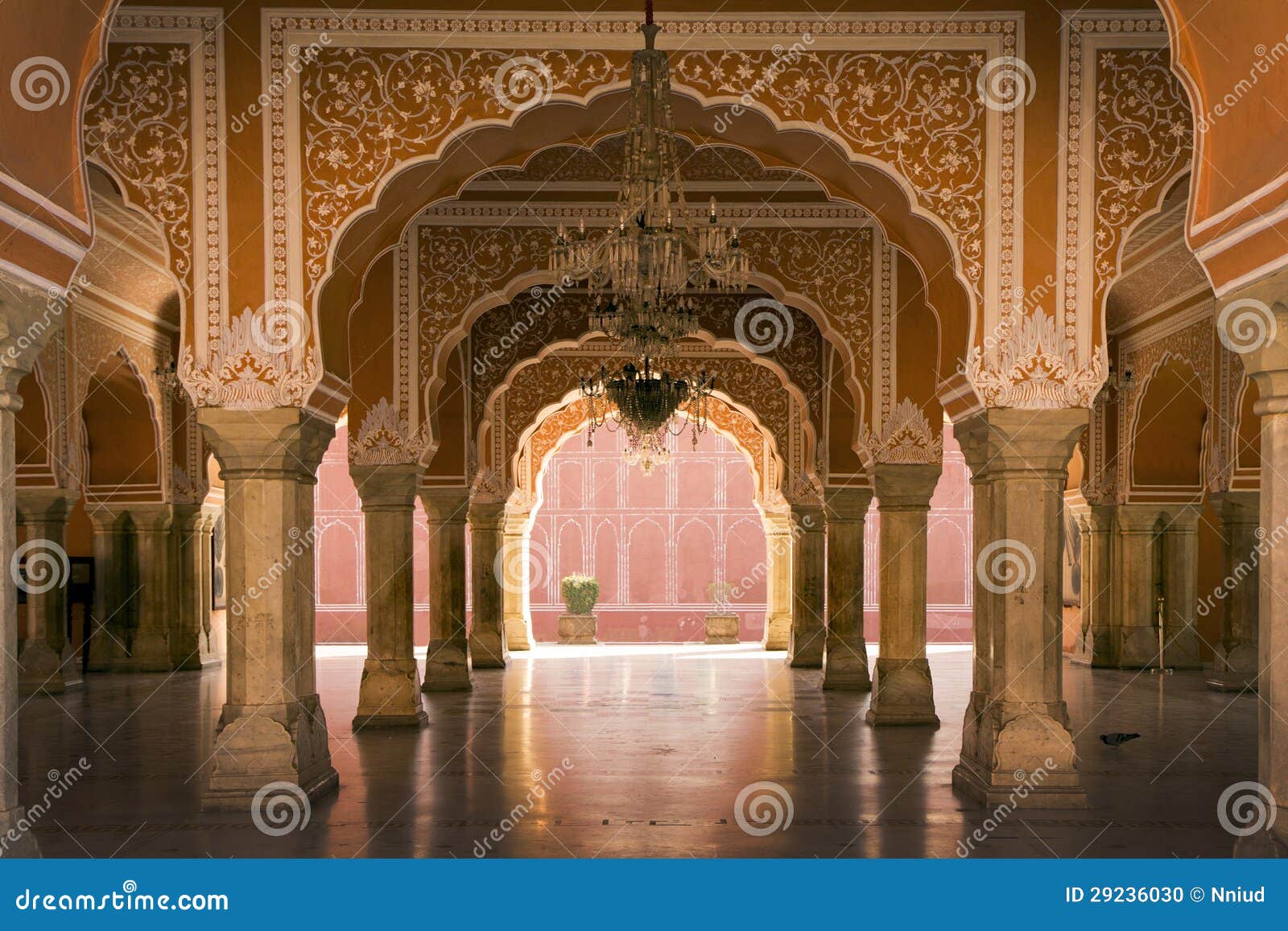 Royal Interior in Jaipur Palace, India Stock Photo Image of masonry