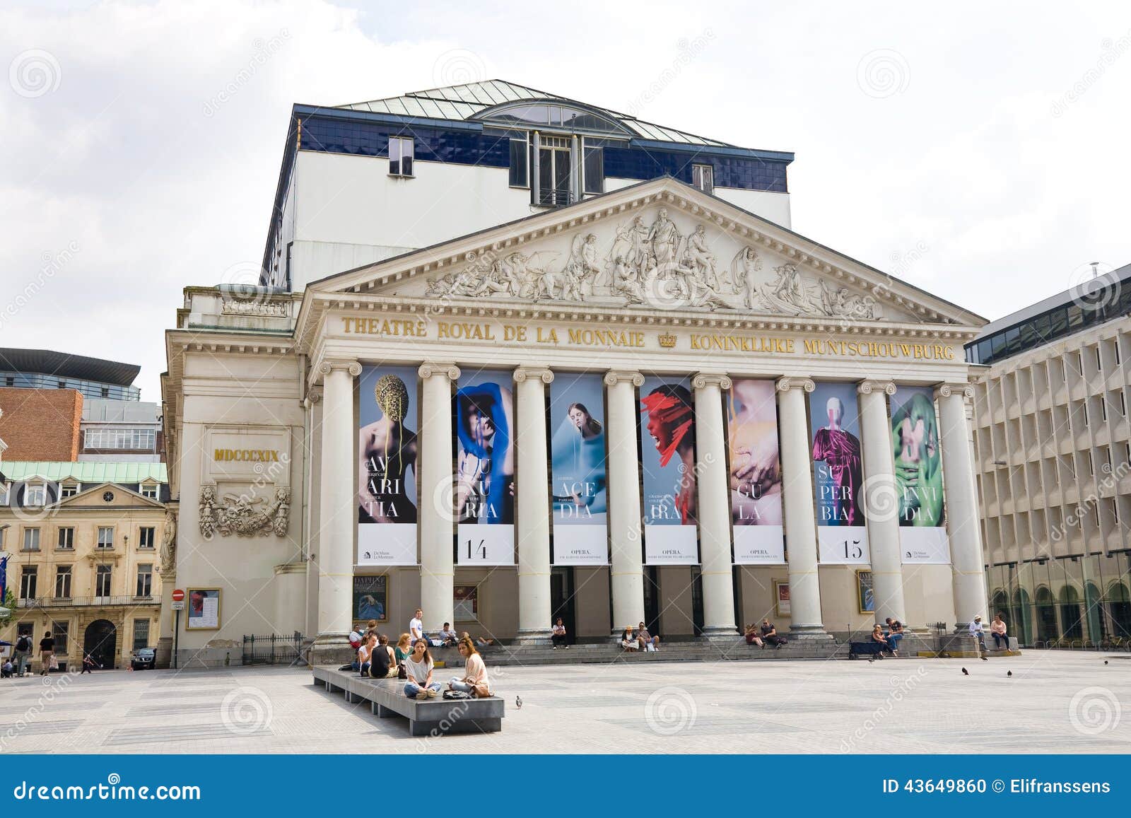 Royal Mint Theatre, Belgium Editorial Image - Image of munt, person:  43649860