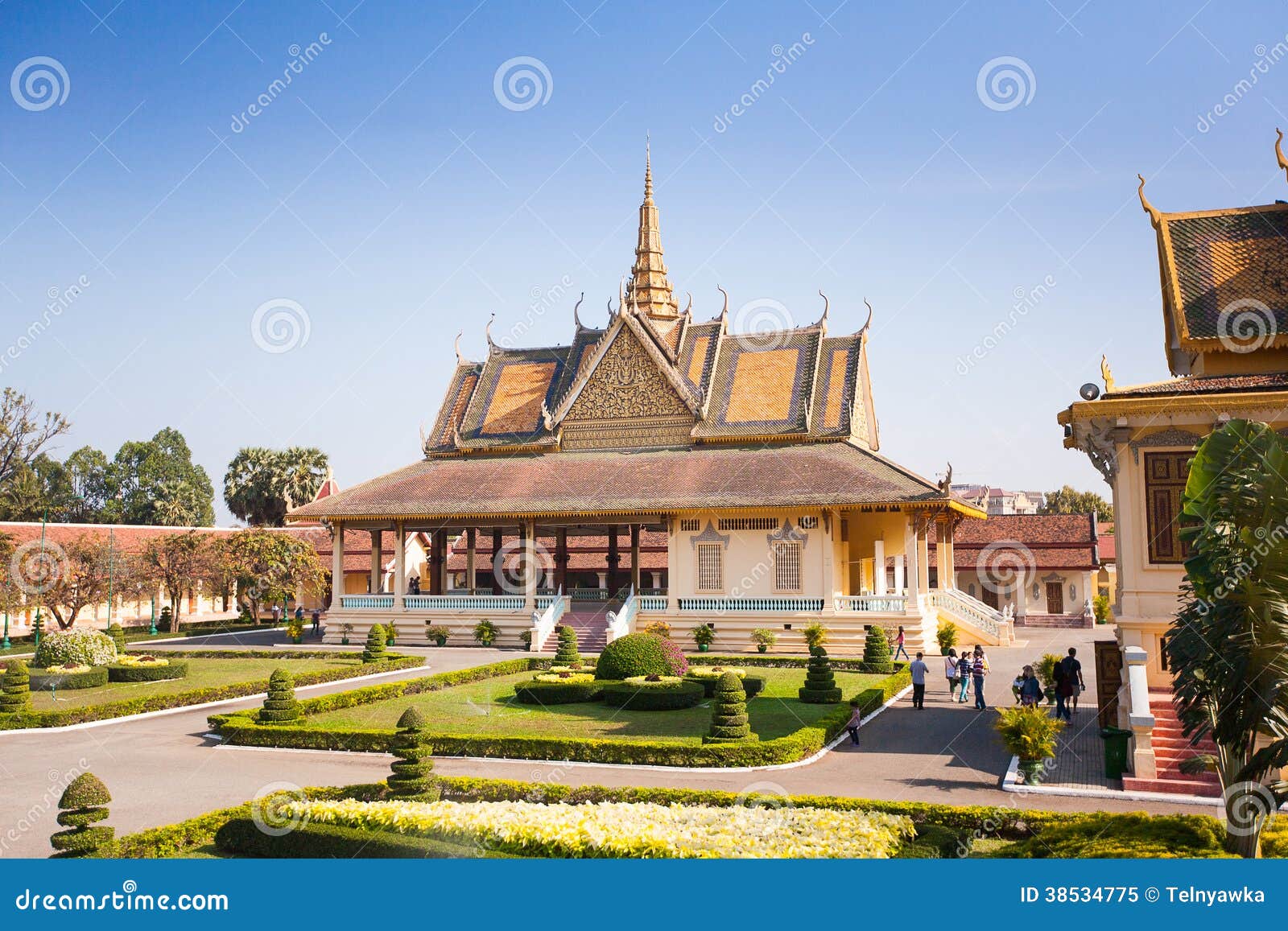 Royal Palace i Phnom Penh, Cambodja