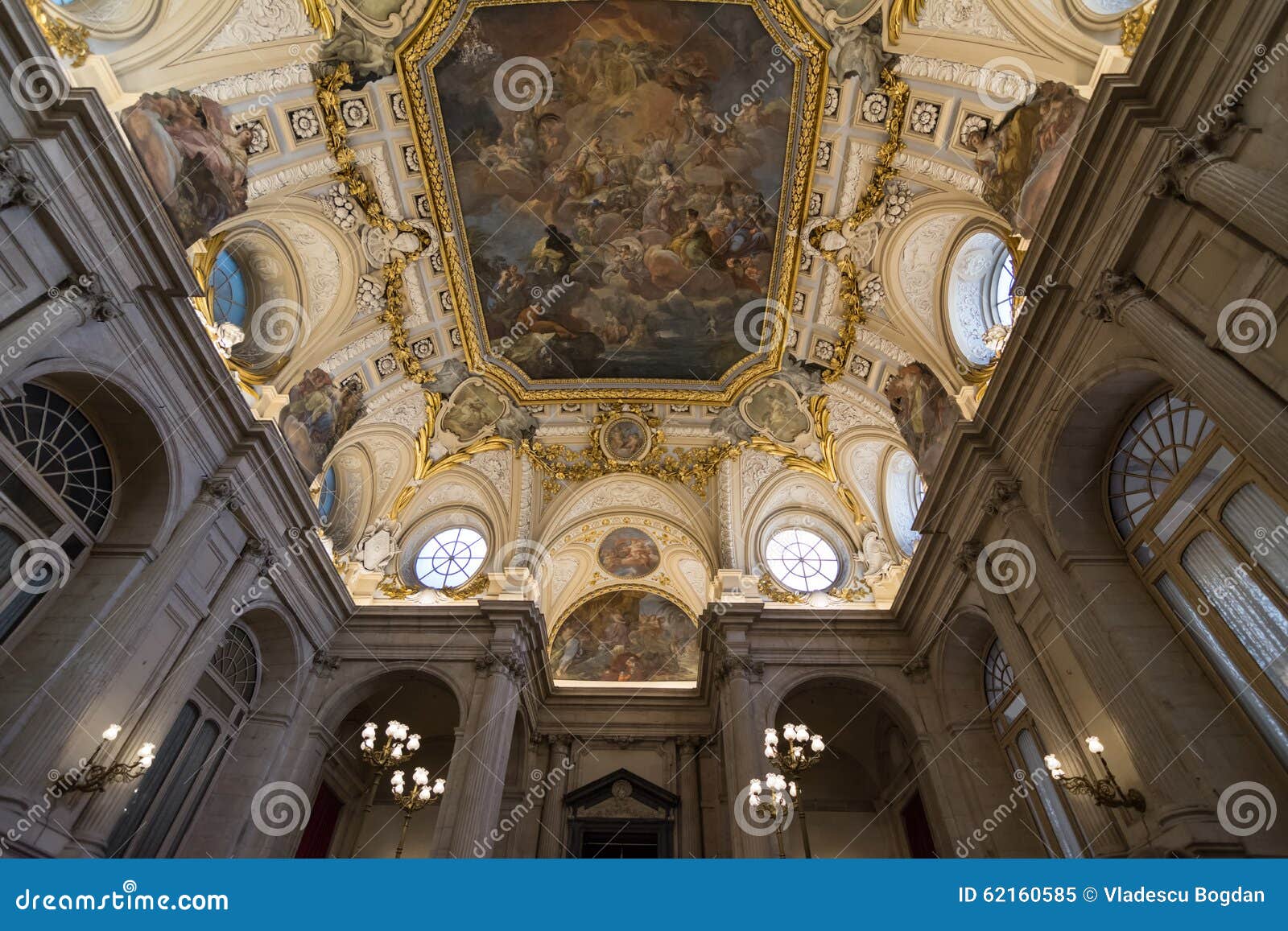 Royal Palace Of Madrid Interior Stock Image Image Of