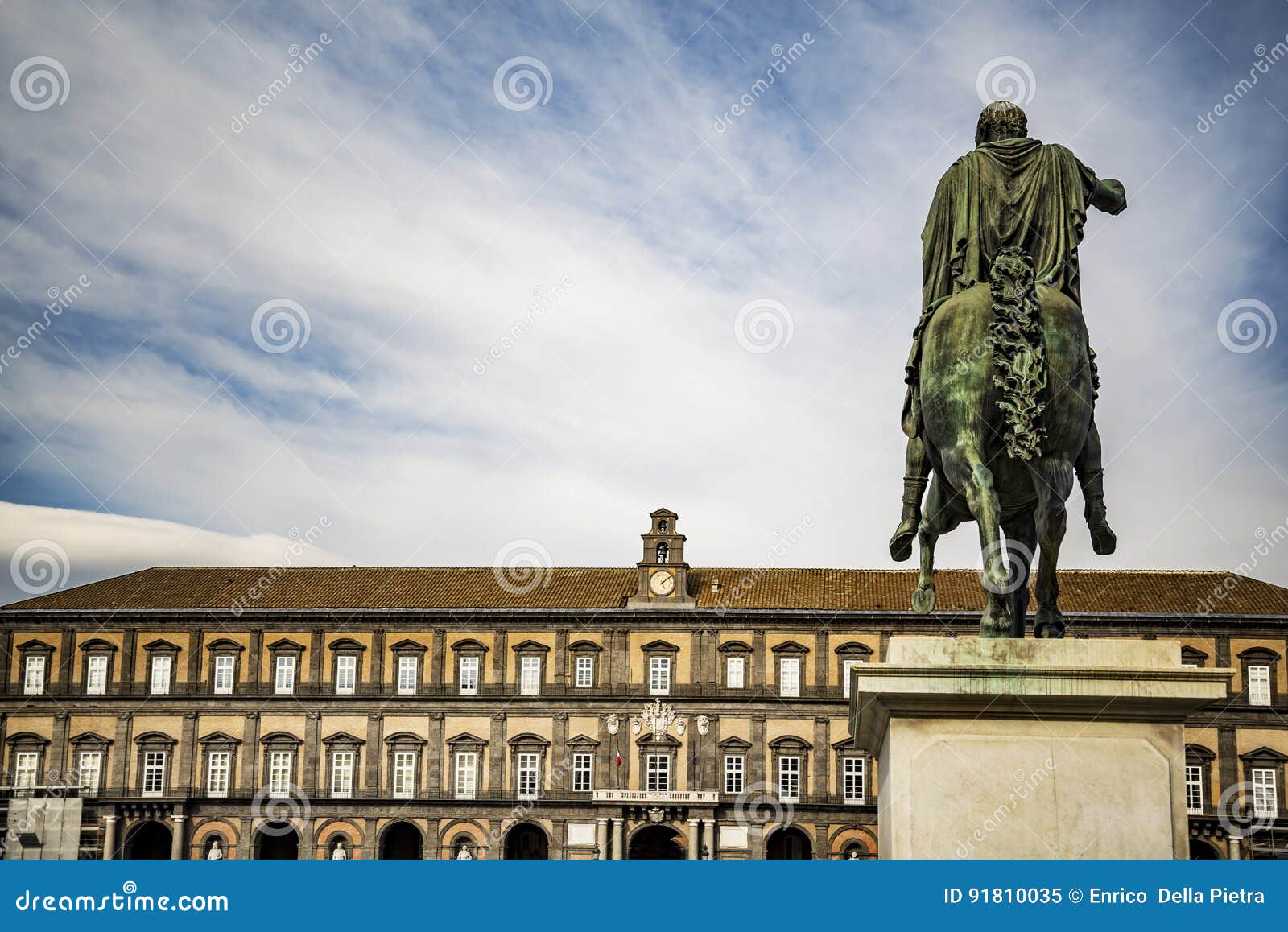 royal palace of naples, italy