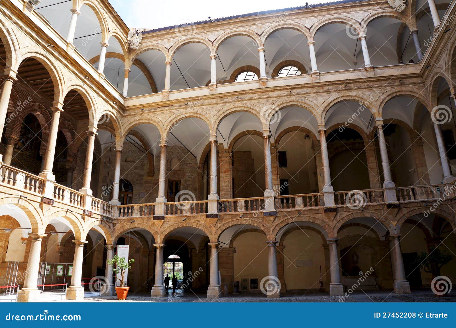 The Royal Palace in Palermo,Sicily Stock Photo Image of construction