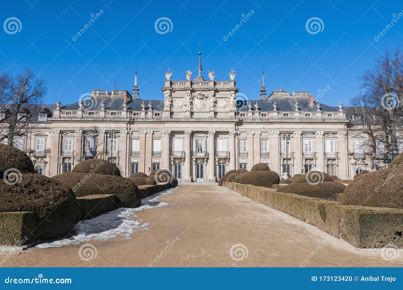 royal palace at san ildefonso, spain